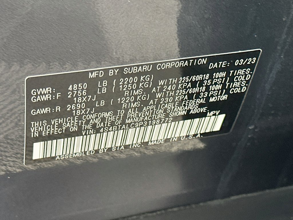 Used 2023 Subaru Outback Onyx Edition AWD/4WD image 33