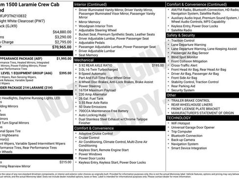 Used 2026 RAM 1500 Laramie w/ Sport Appearance Package AWD/4WD image 9