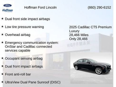Used 2025 Cadillac CT5 Premium Luxury w/ Sun And Sound Package AWD/4WD image 25