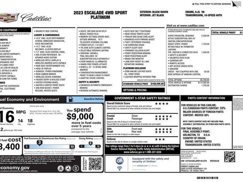 Used 2023 Cadillac Escalade Sport Platinum image 37