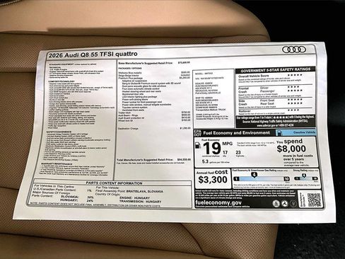 New 2026 Audi Q8 Premium Plus image 14