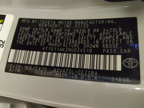 Used 2022 Toyota Camry SE FWD image 33