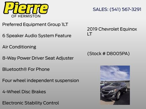 Used 2019 Chevrolet Equinox LT AWD/4WD image 5