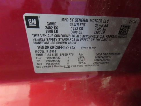 Used 2015 Chevrolet Suburban LTZ image 39