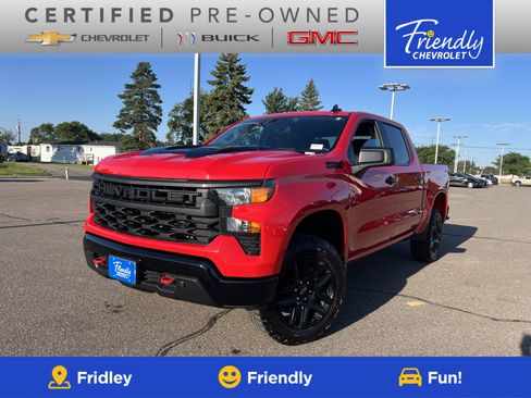 Certified 2024 Chevrolet Silverado 1500 Custom Trail Boss w/ LPO, Dark Essentials Package image 1