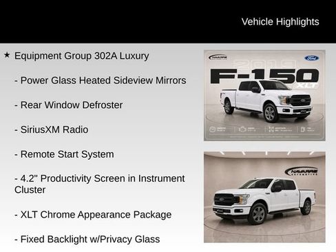 Used 2019 Ford F150 XLT w/ Equipment Group 302A Luxury RWD image 5