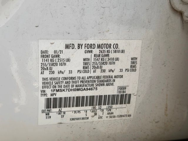 Certified 2021 Ford Explorer XLT w/ Equipment Group 202A RWD image 11