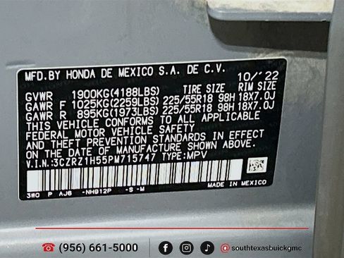 Used 2023 Honda HR-V Sport image 29