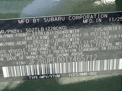 Certified 2026 Subaru Outback Touring image 27