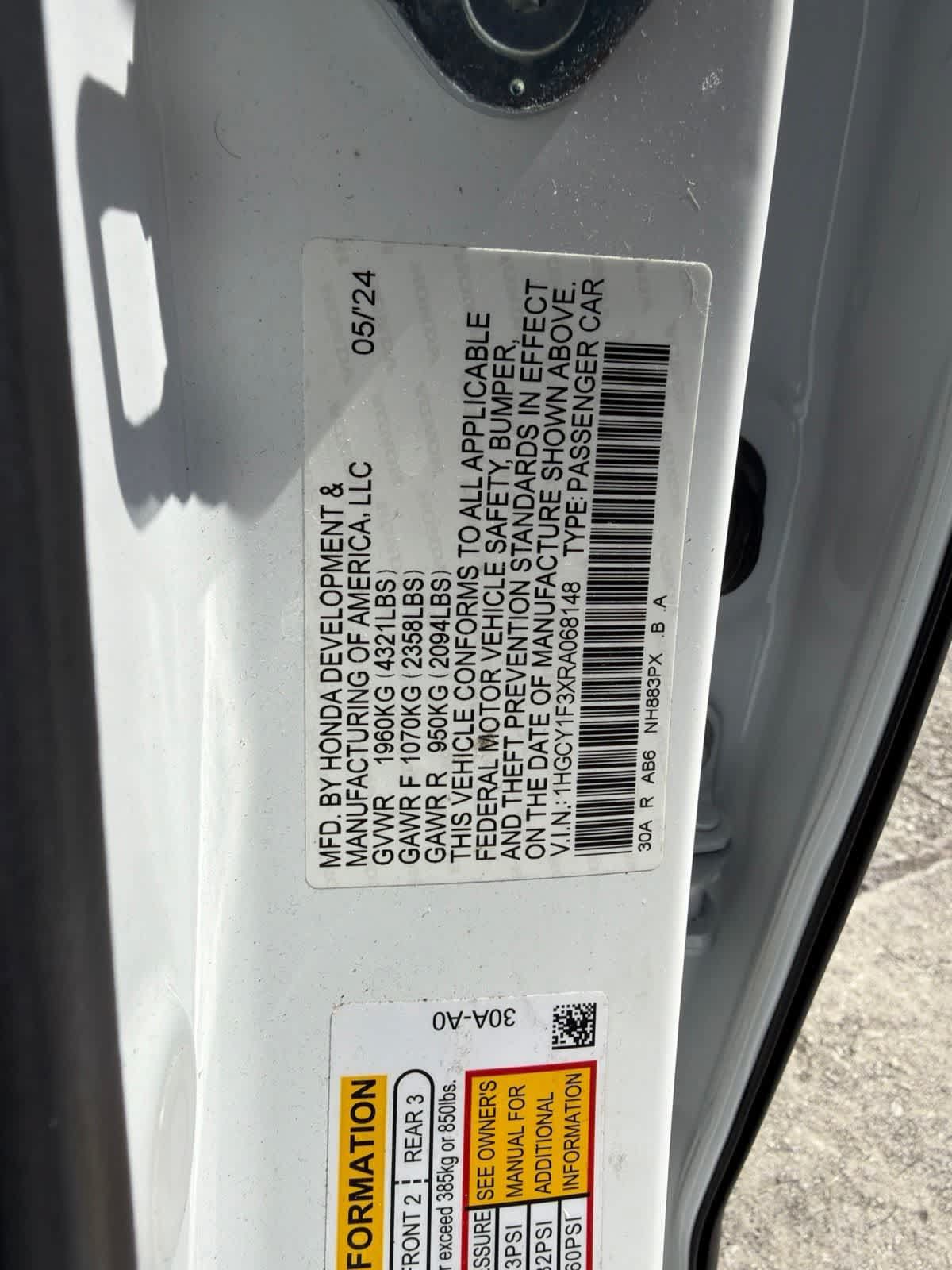 Used 2024 Honda Accord EX image 23