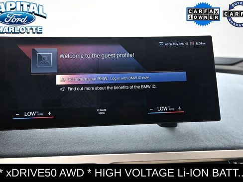 Used 2023 BMW iX xDrive50 w/ Sport Package AWD/4WD image 14