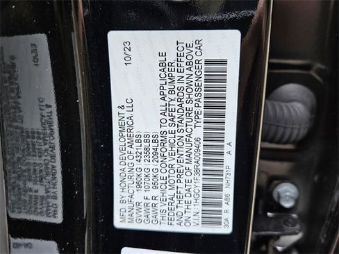 Certified 2024 Honda Accord EX image 15