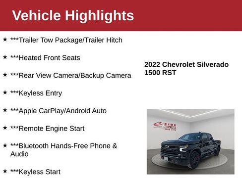 Used 2022 Chevrolet Silverado 1500 RST w/ Redline Edition image 3