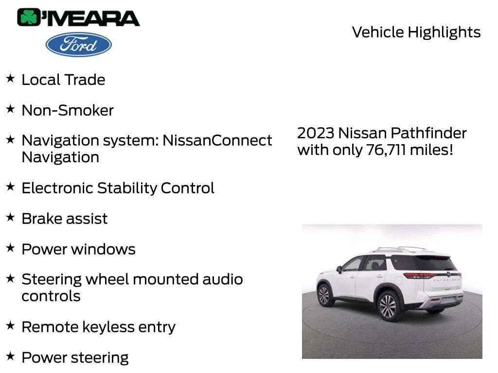 Used 2023 Nissan Pathfinder SL AWD/4WD image 7