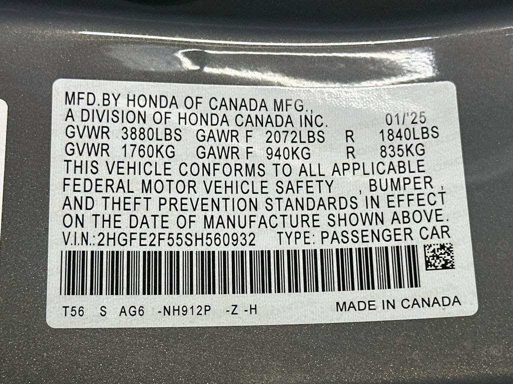 Used 2025 Honda Civic Sport image 23