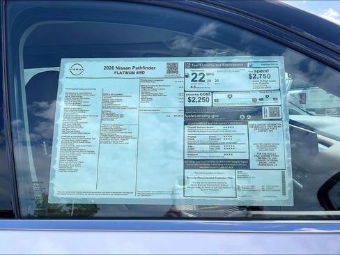 New 2026 Nissan Pathfinder Platinum w/ Cargo Package AWD/4WD image 13