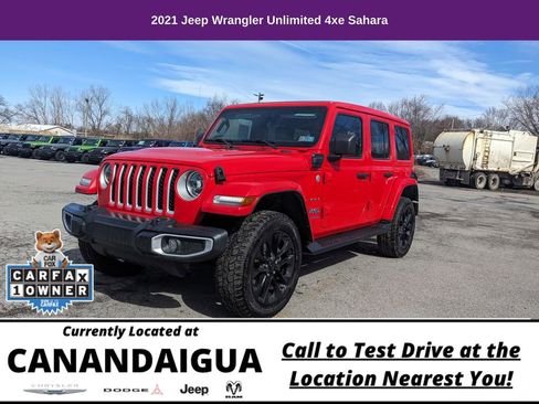 Used 2021 Jeep Wrangler Unlimited Sahara w/ Cold Weather Group AWD/4WD image 4