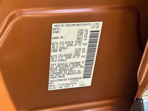 Used 2016 Nissan Murano SL w/ Cargo Package image 30