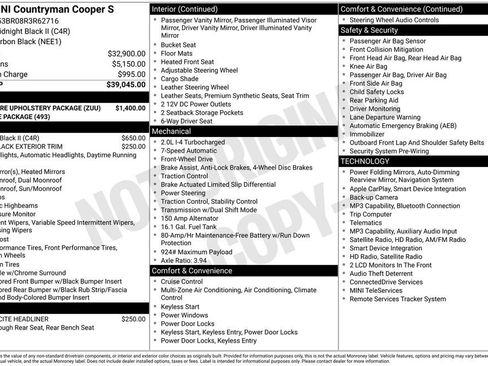 Used 2024 MINI Cooper Countryman S w/ Signature Upholstery Package FWD image 9