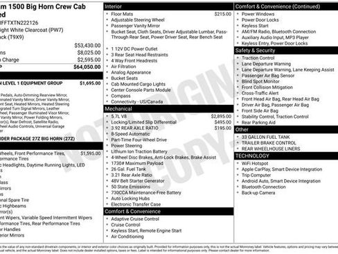 Used 2026 RAM 1500 Big Horn AWD/4WD image 31