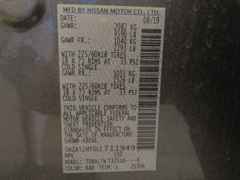 Used 2020 Nissan Rogue SV w/ Premium Package FWD image 33