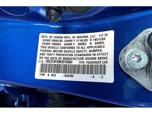 Used 2019 Honda Insight EX image 18