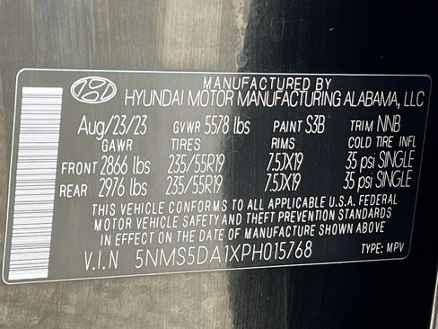 Used 2023 Hyundai Santa Fe Limited AWD/4WD image 30