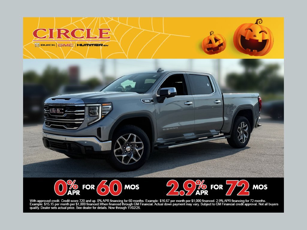 New 2026 GMC Sierra 1500 SLT w/ SLT Premium Plus Package AWD/4WD 360° Tour
