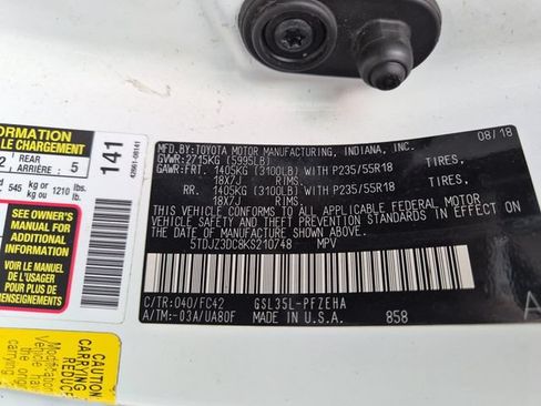 Used 2019 Toyota Sienna LE AWD/4WD image 25