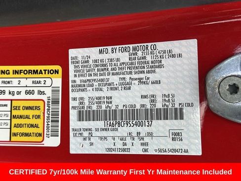 Used 2025 Ford Mustang GT Premium RWD image 31