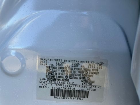 New 2025 Nissan Versa SV w/ Trunk Package image 24