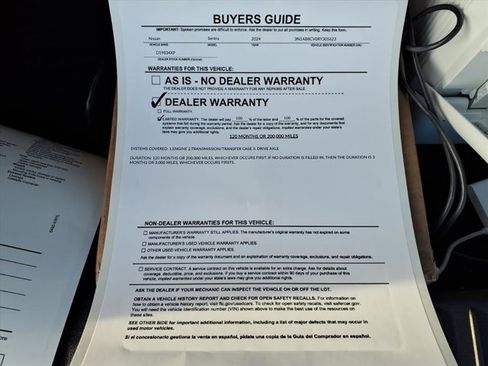 Used 2024 Nissan Sentra SV image 35