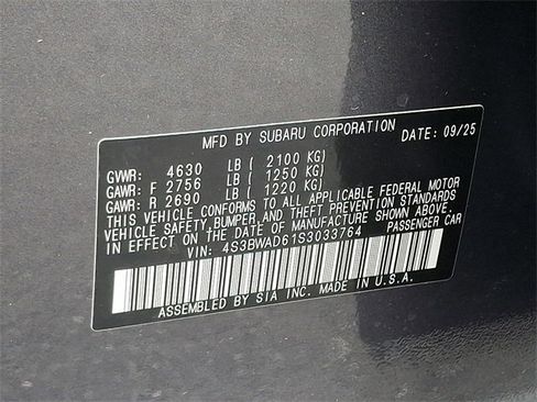 New 2025 Subaru Legacy Premium image 16