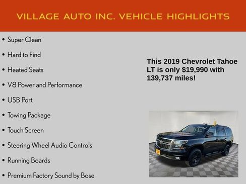 Used 2019 Chevrolet Tahoe LT w/ Z71 Midnight Edition image 7