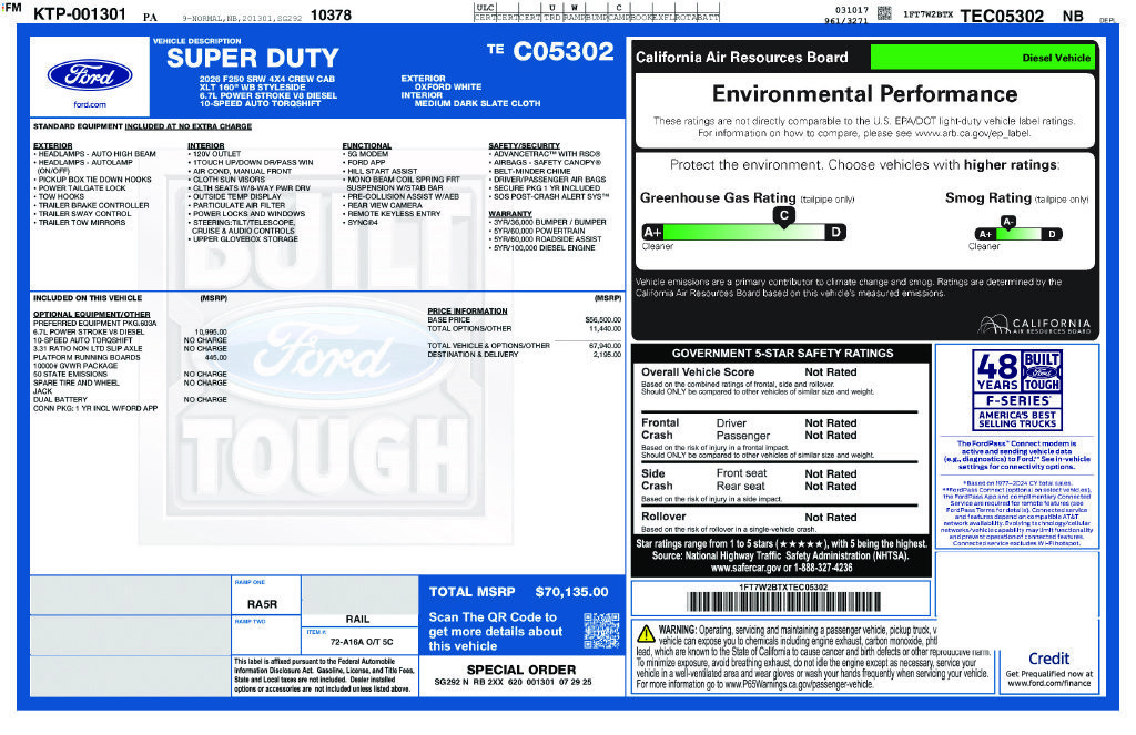 Used 2026 Ford F250 XLT AWD/4WD image 12