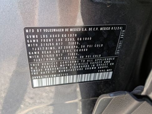 Used 2024 Volkswagen Taos S FWD image 32