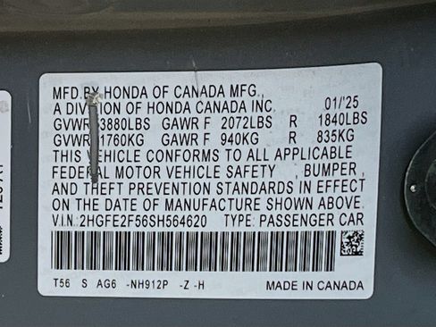 Used 2025 Honda Civic Sport image 29