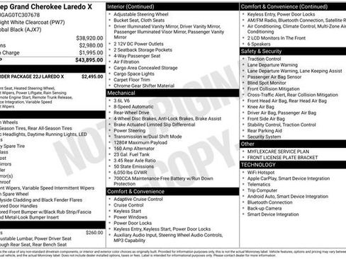 New 2026 Jeep Grand Cherokee Laredo X RWD image 30
