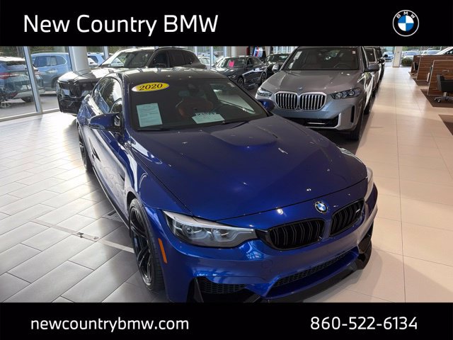 Used 2020 BMW M4 Coupe w/ Executive Package RWD image 1