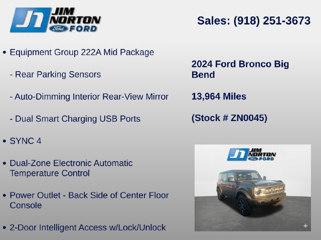 Used 2024 Ford Bronco Big Bend AWD/4WD image 14
