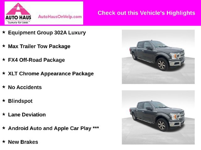 Used 2018 Ford F150 XLT w/ Equipment Group 302A Luxury AWD/4WD image 3