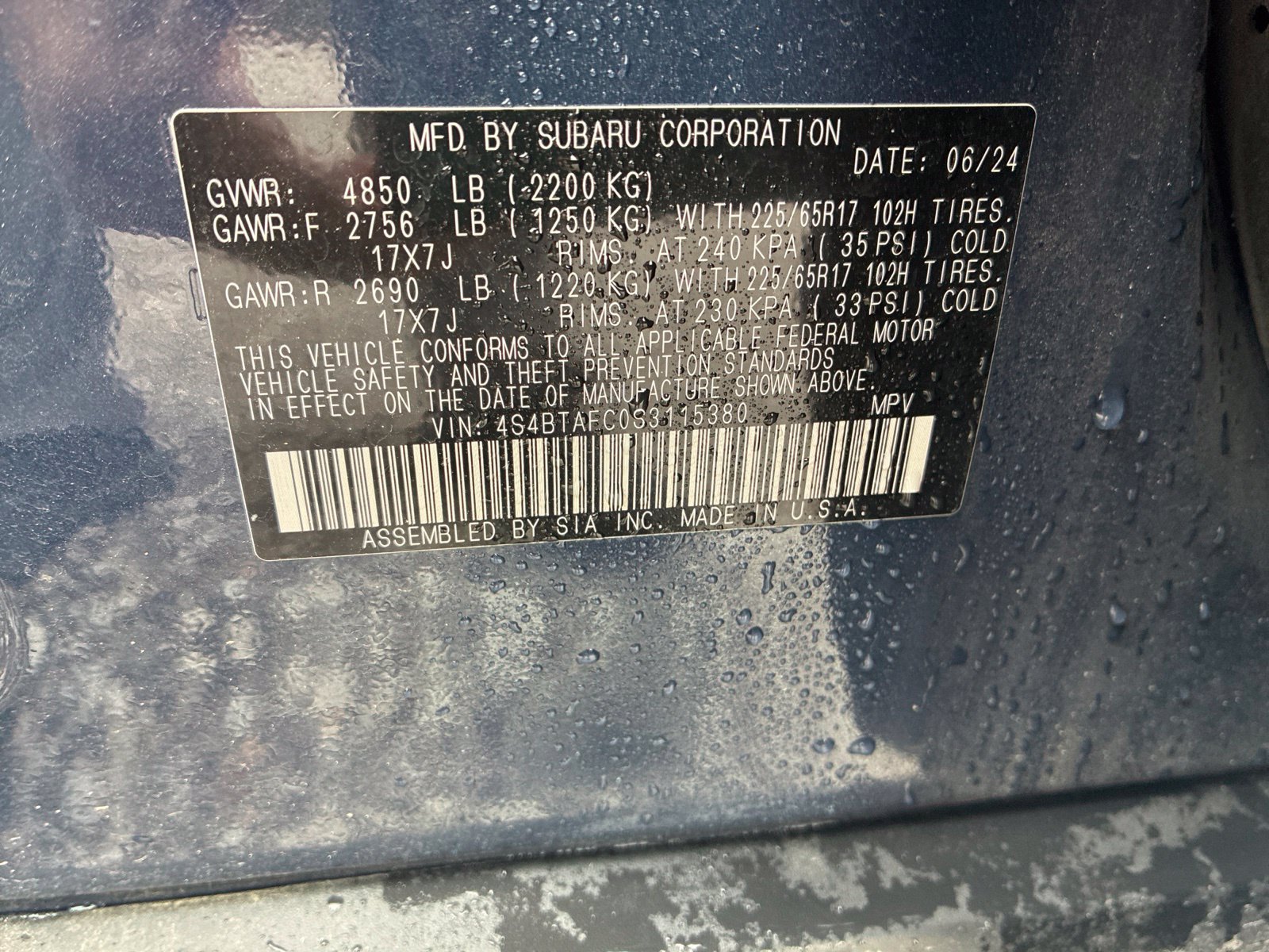 Certified 2025 Subaru Outback Premium AWD/4WD image 43