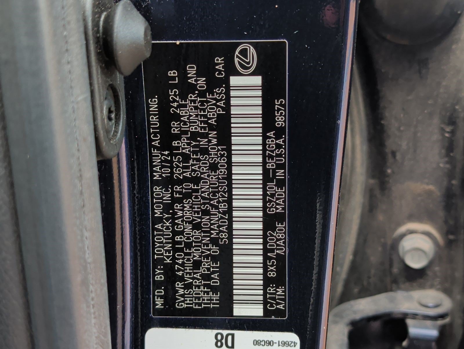 Used 2025 Lexus ES 350 w/ Premium Package FWD image 31