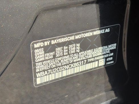 Used 2022 BMW 750i xDrive w/ Executive Package AWD/4WD image 24