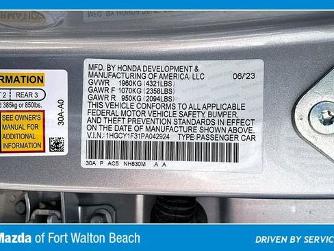 Used 2023 Honda Accord EX image 16