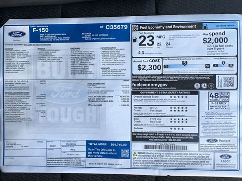 New 2025 Ford F150 XLT w/ Equipment Group 302A MID image 20