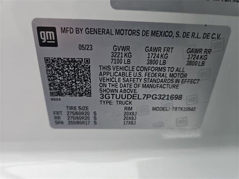 Used 2023 GMC Sierra 1500 SLT w/ SLT Premium Package image 35