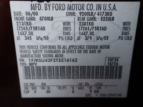 Used 2000 Ford Excursion Limited image 46