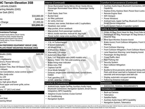 Used 2025 GMC Terrain Elevation image 4