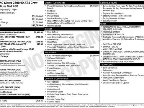 Used 2021 GMC Sierra 2500 AT4 w/ AT4 Premium Plus Package image 1